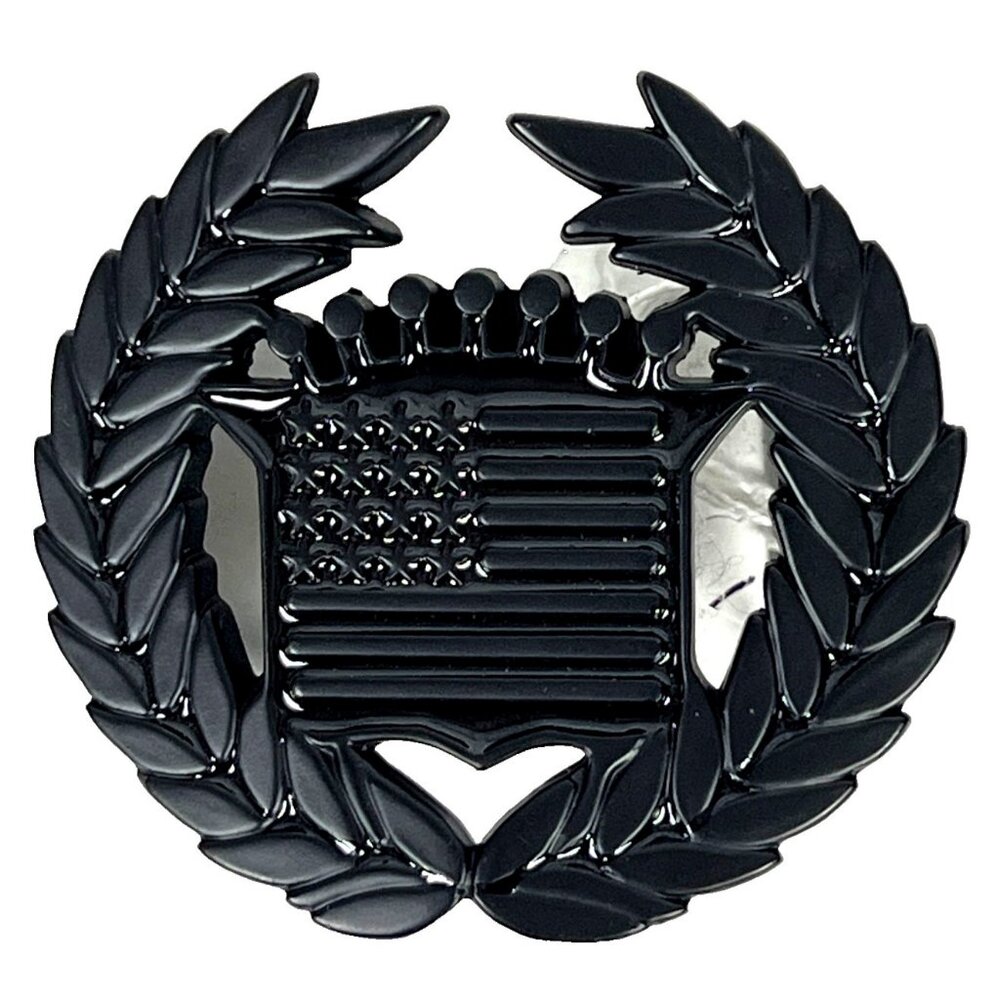 Famous Stars And Straps Belt Buckle Caddie USA Logo Black Stealth Tactical